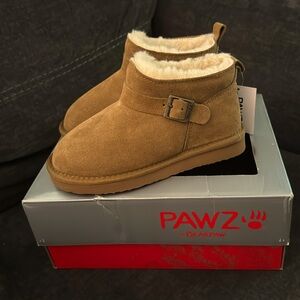 Pawz by Bearpaw Amy Genuine Suede Mini Boot